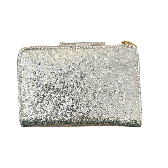 NWOT Adrienne Vittadino Gold Sparkle Wallet - Picture 2 of 5
